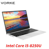 In Stock VORKE Notebook 15 Laptop Intel Core i5-8250U Full Metal Body 15.6'' IPS 1920*1080 Windows 10 8GB DDR4 256GB SSD Laptop