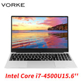 New VORKE Notebook 15 Laptop Intel Core i7-4500U Graphics 4400 Full Metal Body 15.6'' IPS 1920*1080 Windows 10 8GB/256GB Laptop